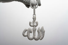 Load image into Gallery viewer, Large Allah Pendant Moissanite